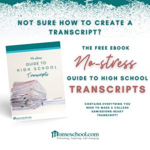 High School Transcript for Homeschoolers