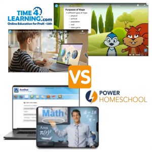 power homeschool vs time4learning comparison